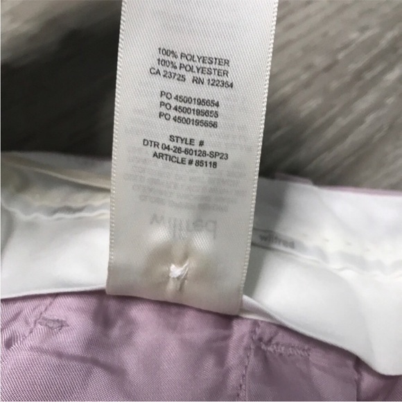 Aritzia Wilfred Effortless Shorts Lavender Women's 6 - Picture 7 of 9